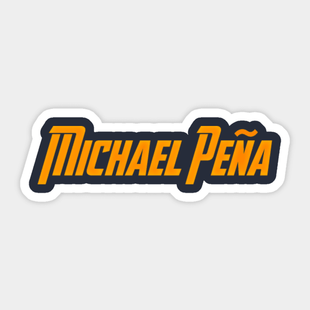 Adventure Club T-Of-The-Episode: Michael Peña Sticker by Art Comedy Pop-Culture Network!